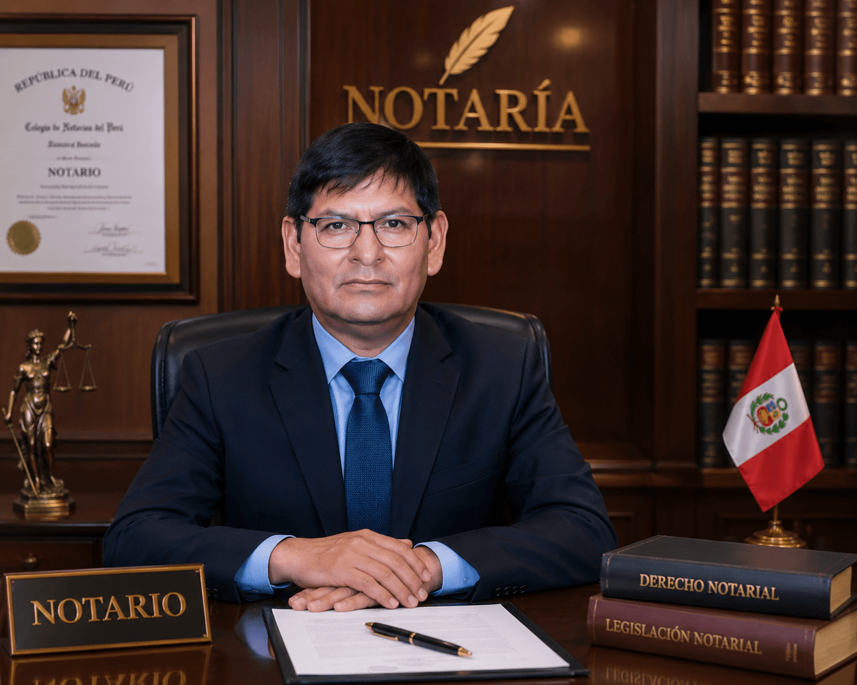 Firma de documentos en notaría